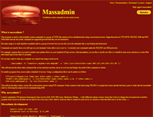 Tablet Screenshot of massadmin.darold.net